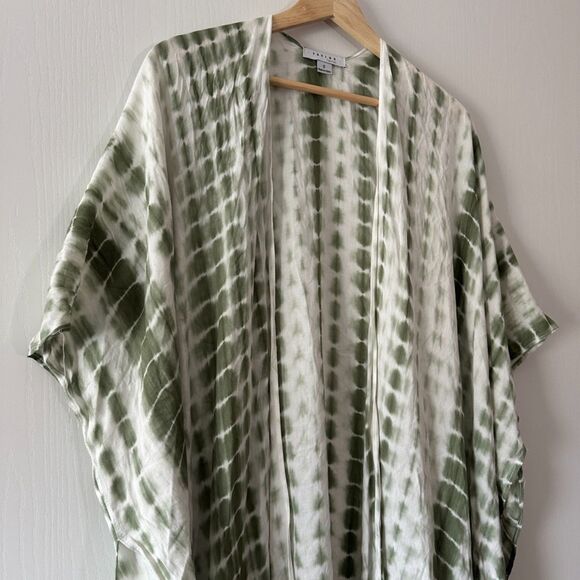 Favlux Womens Tie Dye Boho Hippie Beachy Oversized Relaxed Kimono Cover Up Small - Picture 2 of 7